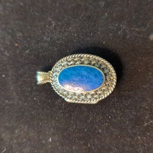 Lapis Lazul and sterling silver locket